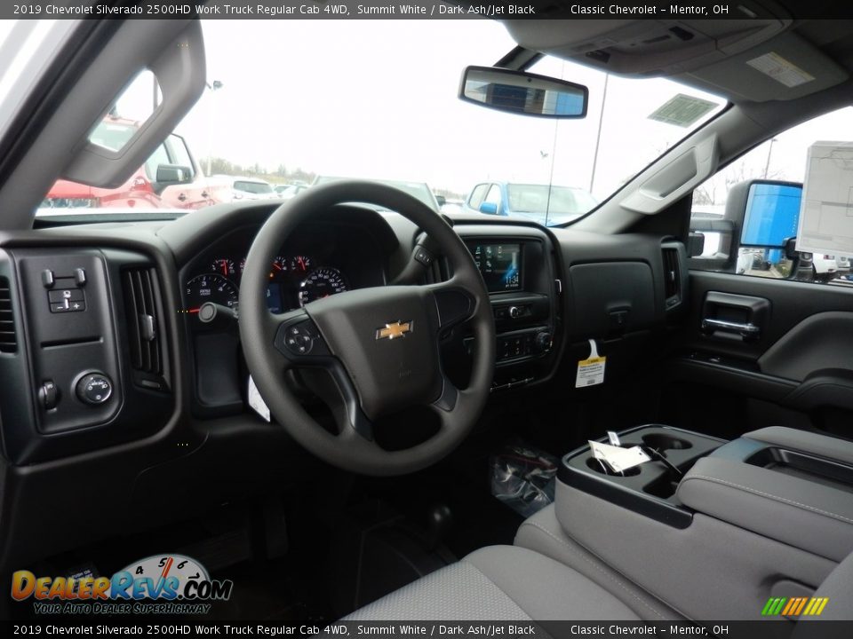 2019 Chevrolet Silverado 2500HD Work Truck Regular Cab 4WD Summit White / Dark Ash/Jet Black Photo #6