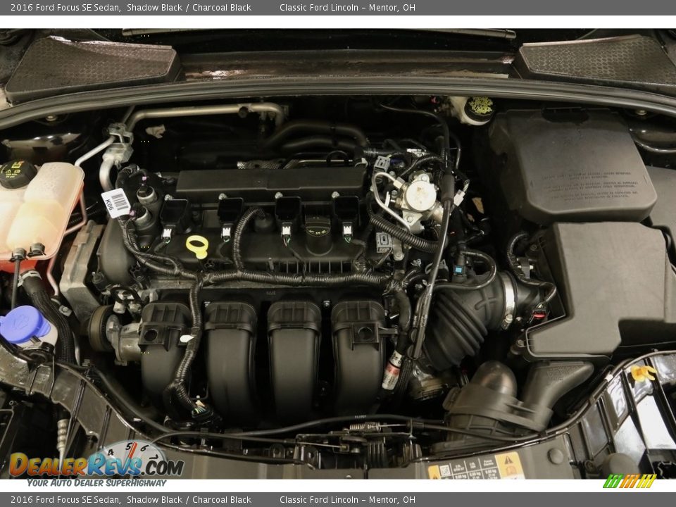 2016 Ford Focus SE Sedan Shadow Black / Charcoal Black Photo #16