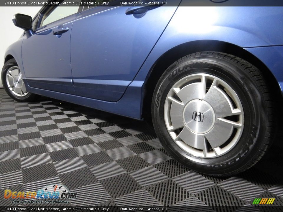 2010 Honda Civic Hybrid Sedan Atomic Blue Metallic / Gray Photo #10