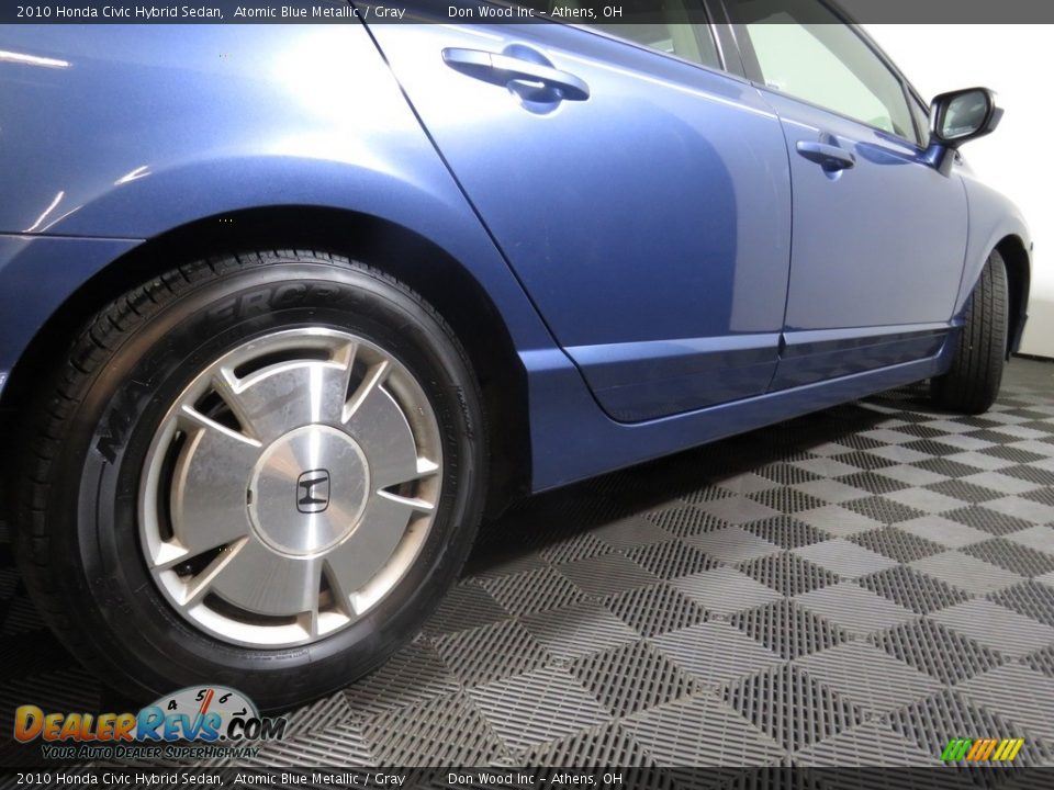 2010 Honda Civic Hybrid Sedan Atomic Blue Metallic / Gray Photo #15