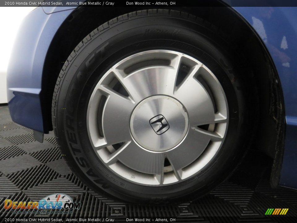 2010 Honda Civic Hybrid Sedan Atomic Blue Metallic / Gray Photo #18