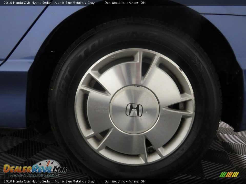 2010 Honda Civic Hybrid Sedan Atomic Blue Metallic / Gray Photo #19