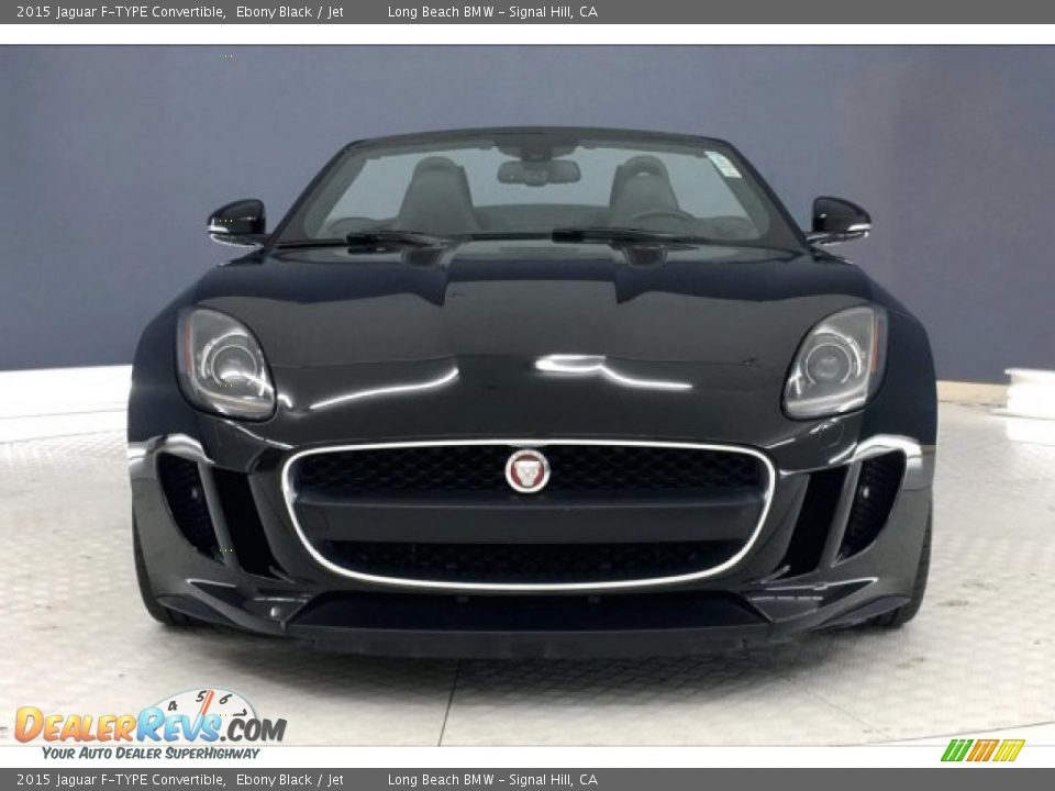 2015 Jaguar F-TYPE Convertible Ebony Black / Jet Photo #2