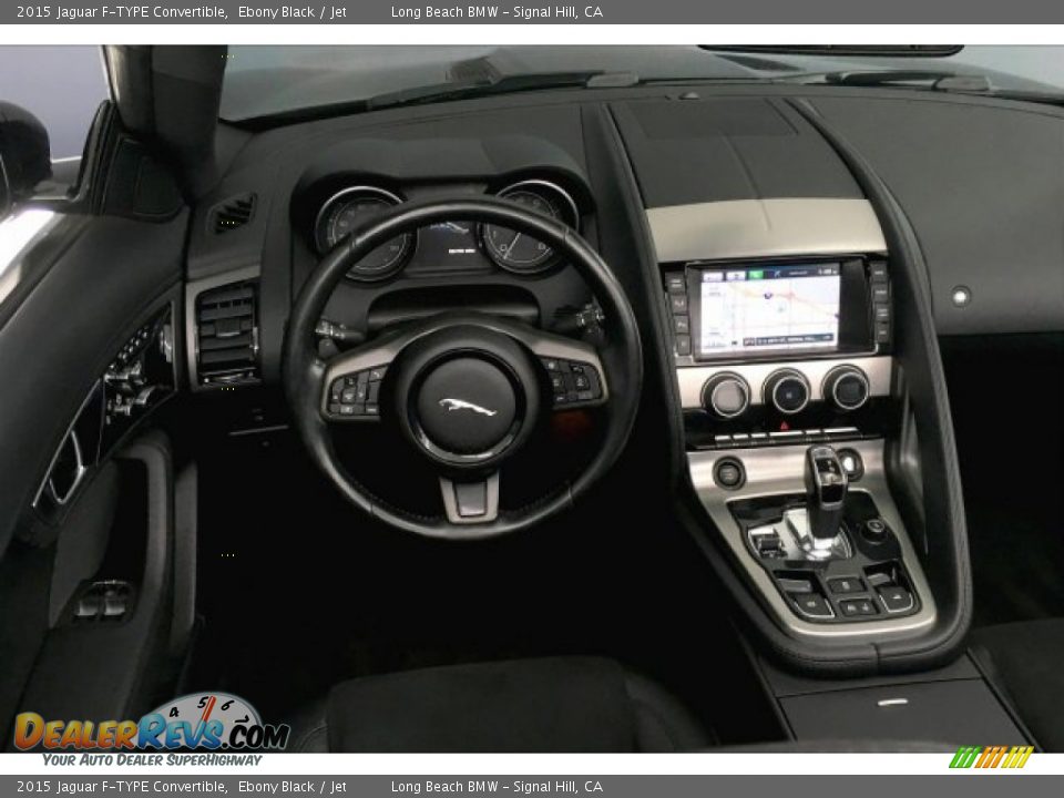 2015 Jaguar F-TYPE Convertible Ebony Black / Jet Photo #4