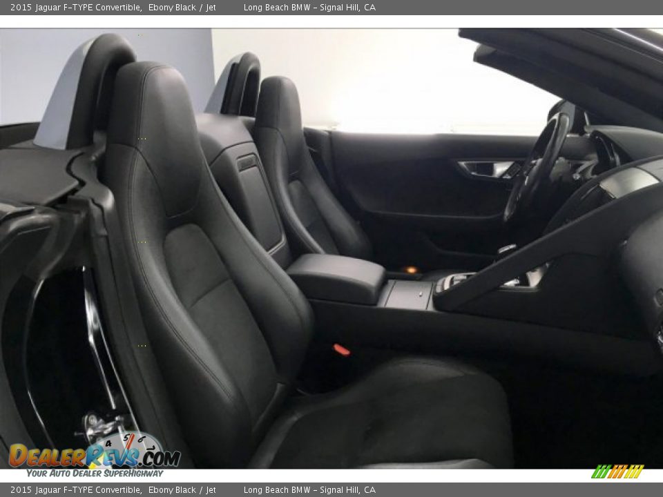 2015 Jaguar F-TYPE Convertible Ebony Black / Jet Photo #6