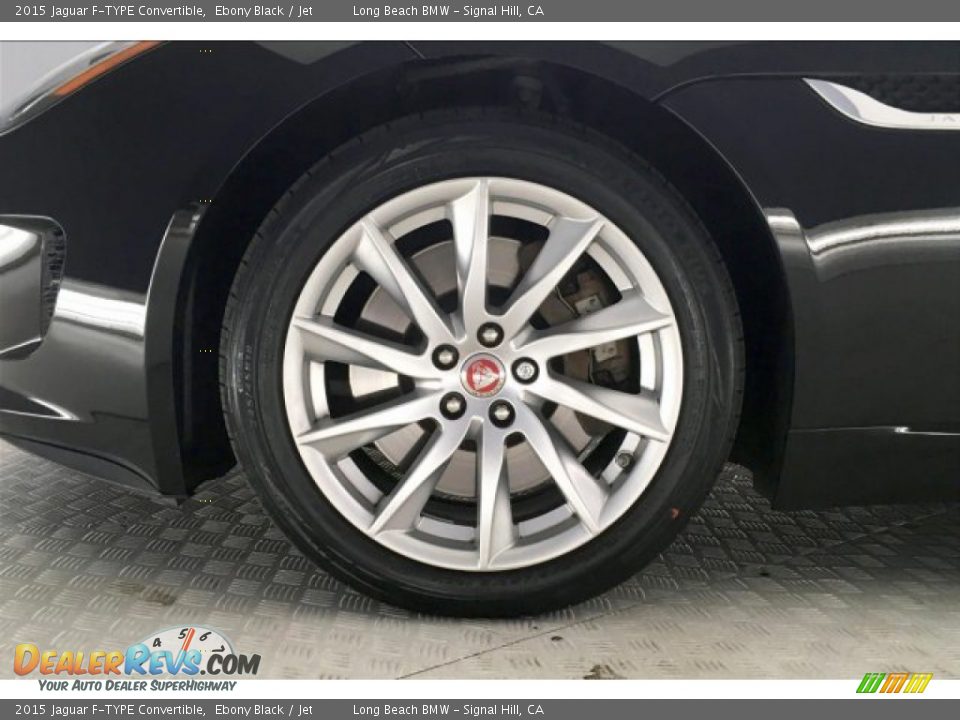2015 Jaguar F-TYPE Convertible Ebony Black / Jet Photo #7