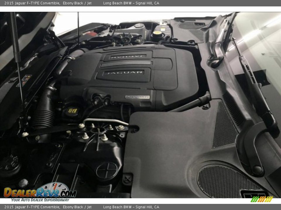 2015 Jaguar F-TYPE Convertible Ebony Black / Jet Photo #8