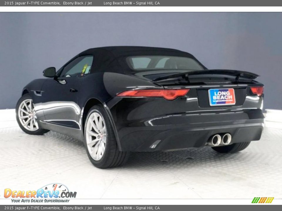 2015 Jaguar F-TYPE Convertible Ebony Black / Jet Photo #9