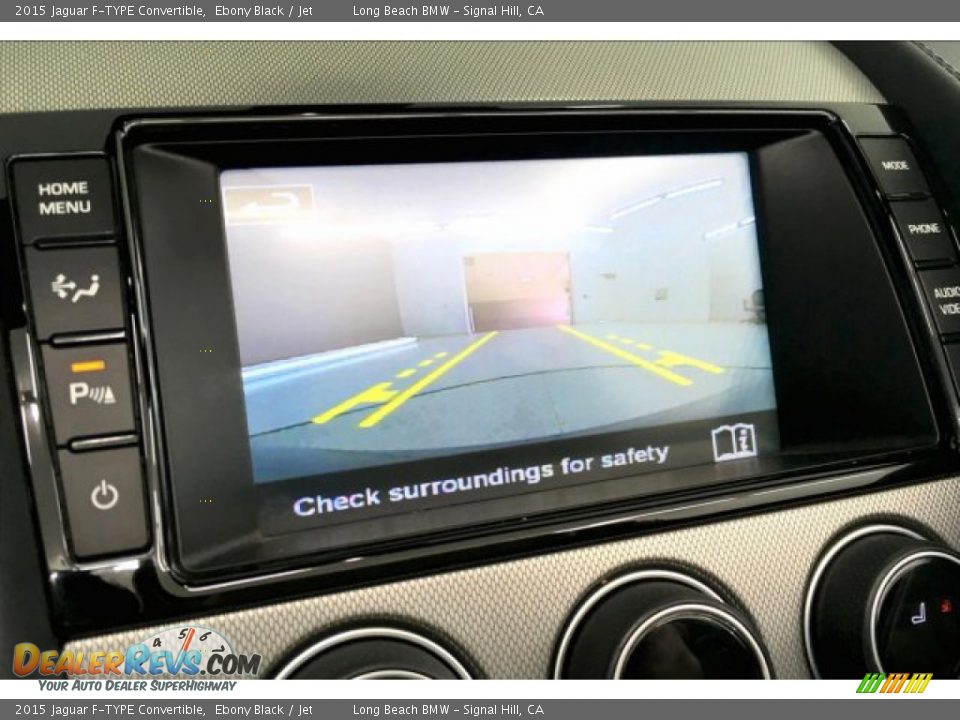 2015 Jaguar F-TYPE Convertible Ebony Black / Jet Photo #12
