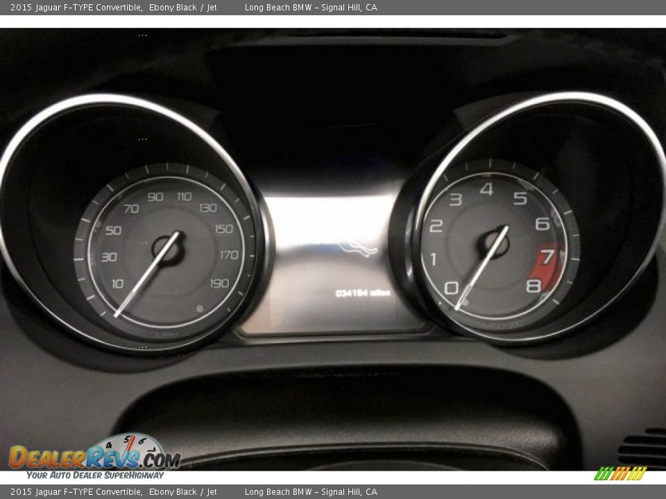 2015 Jaguar F-TYPE Convertible Gauges Photo #15