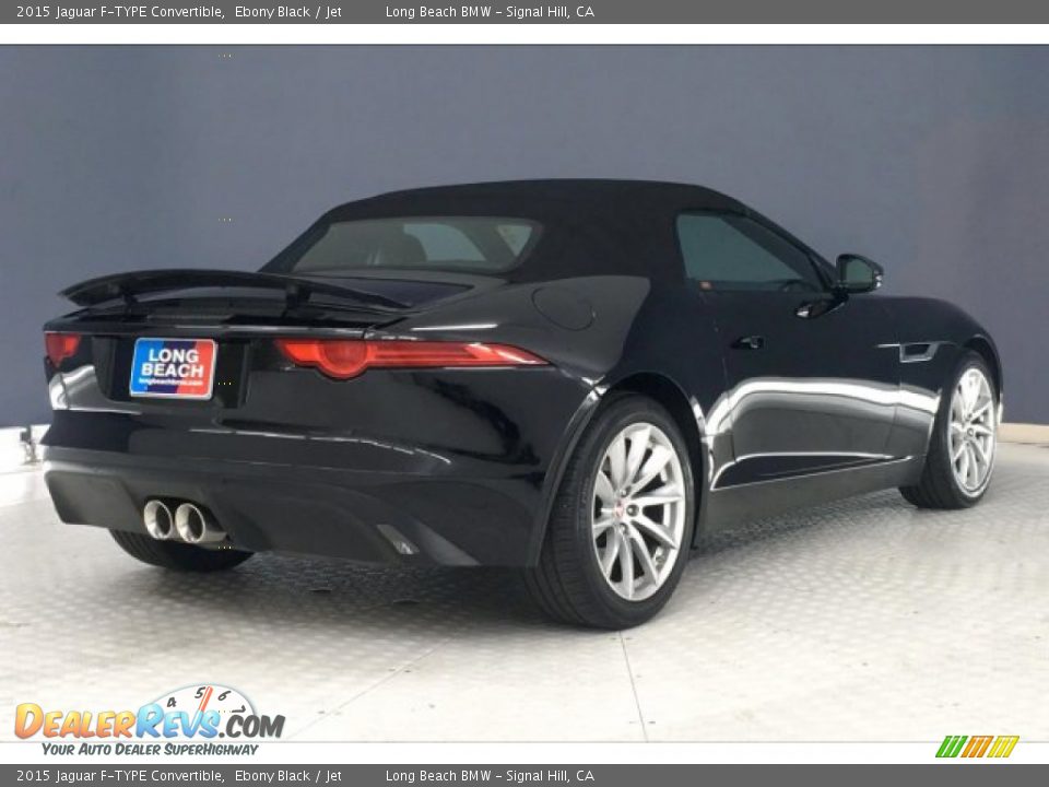 2015 Jaguar F-TYPE Convertible Ebony Black / Jet Photo #28