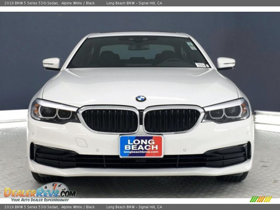 2019 BMW 5 Series 530i Sedan Alpine White / Black Photo #2