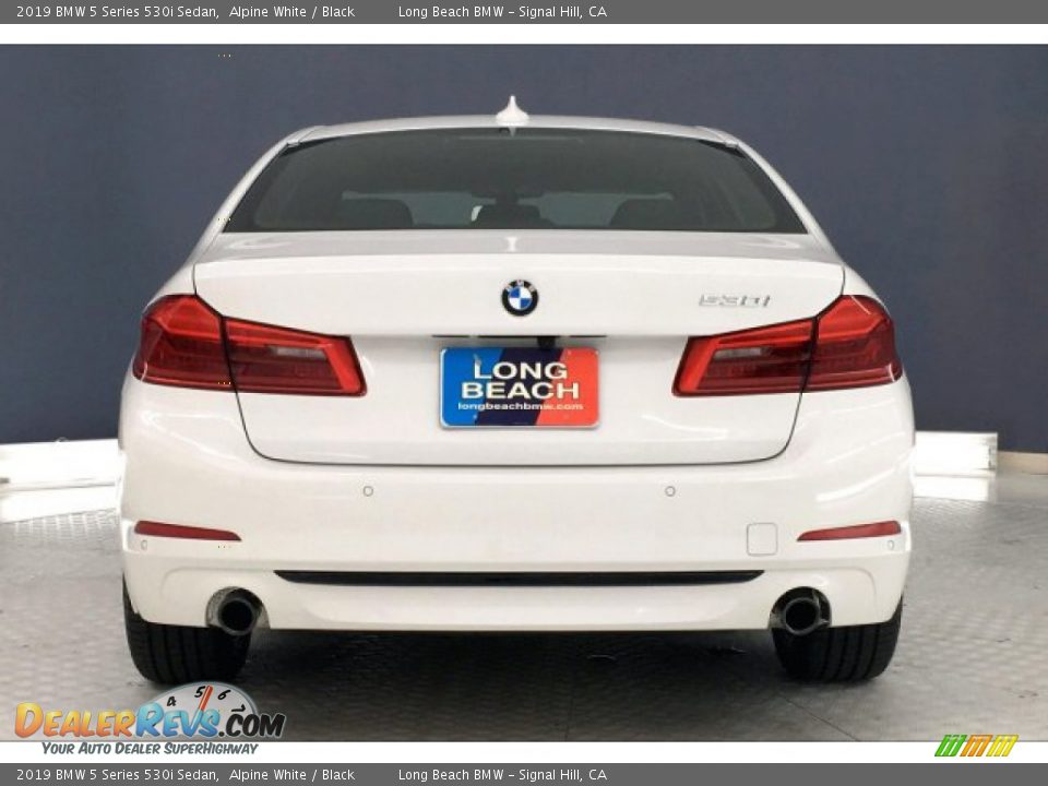 2019 BMW 5 Series 530i Sedan Alpine White / Black Photo #3