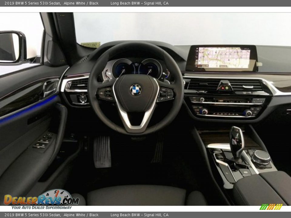 2019 BMW 5 Series 530i Sedan Alpine White / Black Photo #4