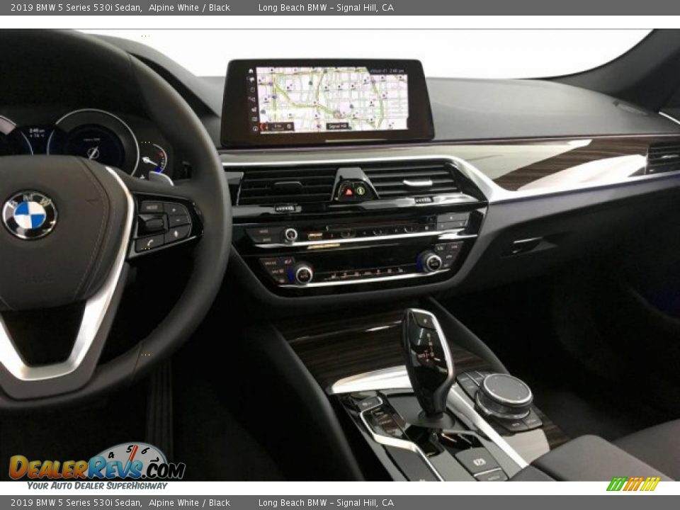 2019 BMW 5 Series 530i Sedan Alpine White / Black Photo #5