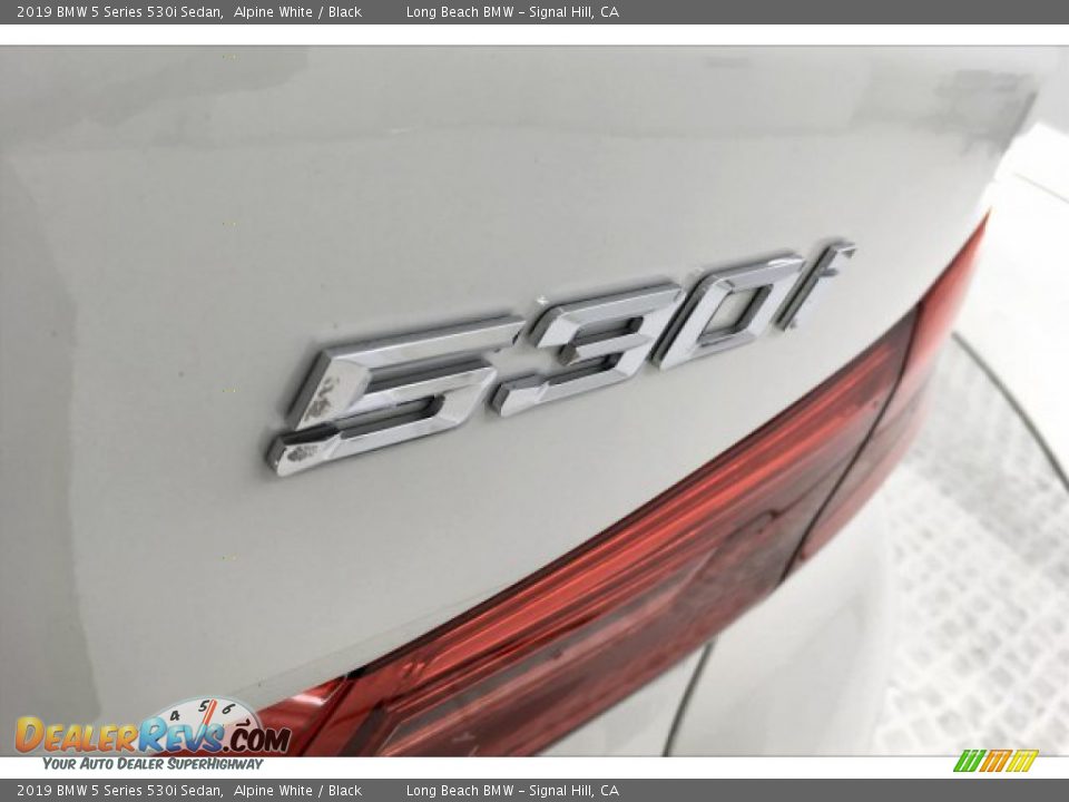 2019 BMW 5 Series 530i Sedan Alpine White / Black Photo #7