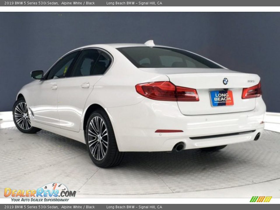 2019 BMW 5 Series 530i Sedan Alpine White / Black Photo #10