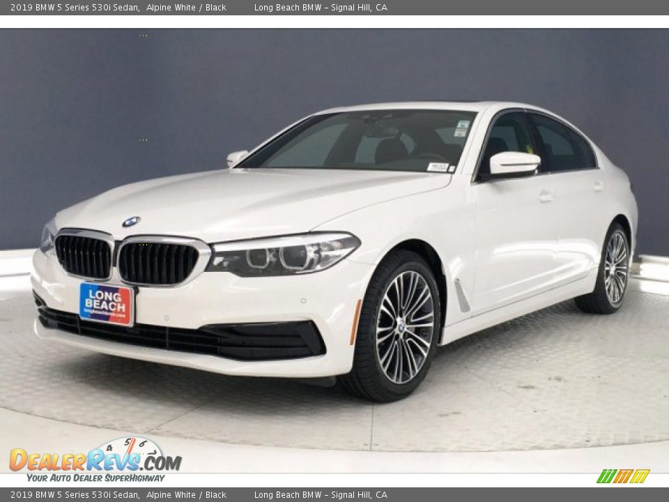 2019 BMW 5 Series 530i Sedan Alpine White / Black Photo #12