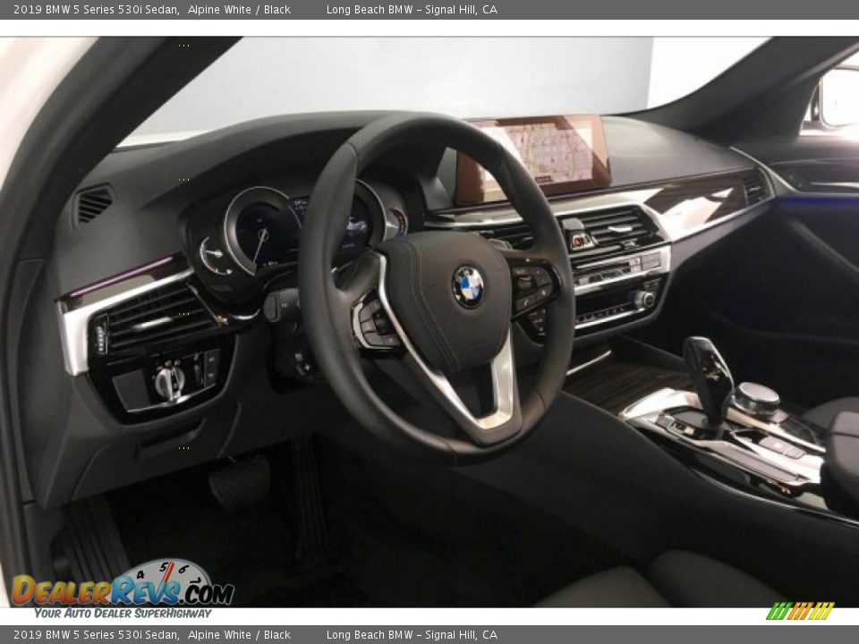 2019 BMW 5 Series 530i Sedan Alpine White / Black Photo #17
