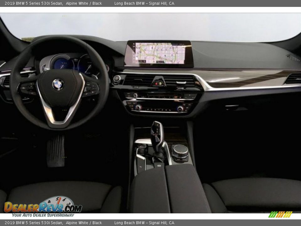 2019 BMW 5 Series 530i Sedan Alpine White / Black Photo #20