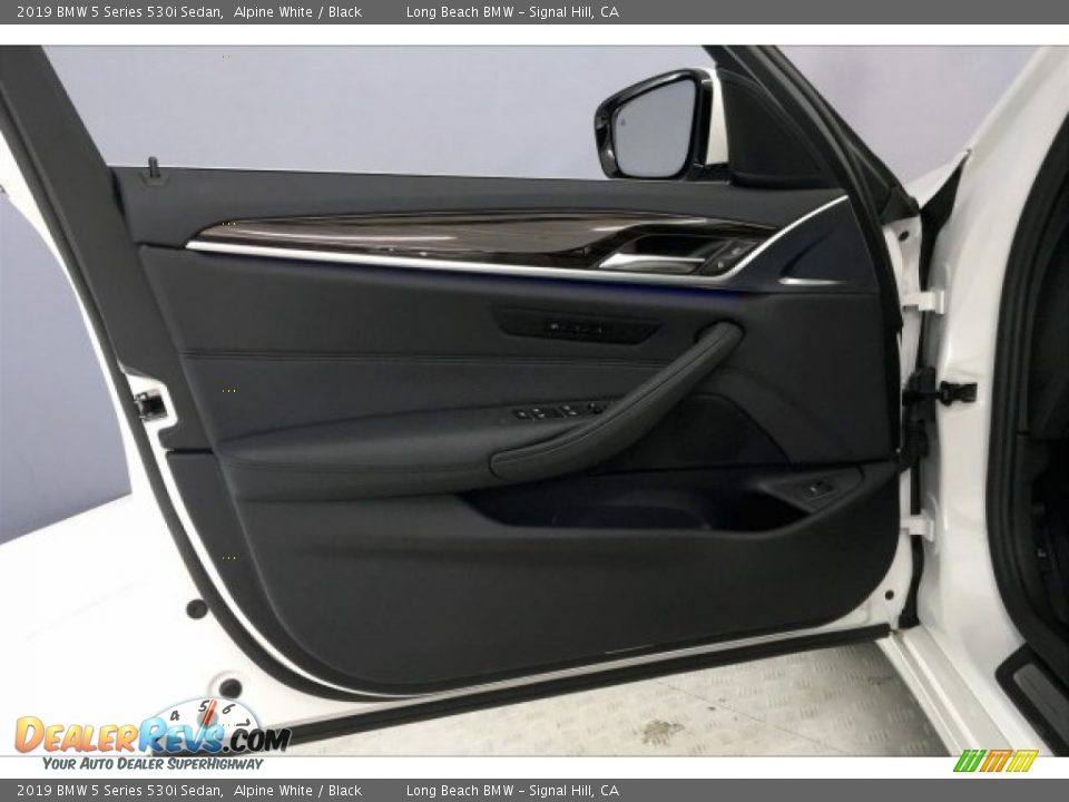 2019 BMW 5 Series 530i Sedan Alpine White / Black Photo #21