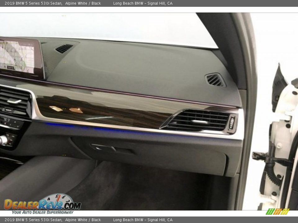 2019 BMW 5 Series 530i Sedan Alpine White / Black Photo #24