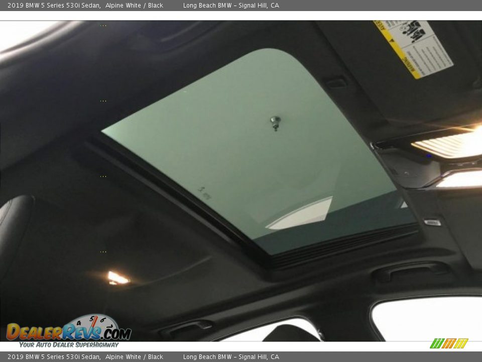 2019 BMW 5 Series 530i Sedan Alpine White / Black Photo #25