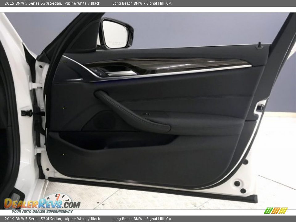 2019 BMW 5 Series 530i Sedan Alpine White / Black Photo #26