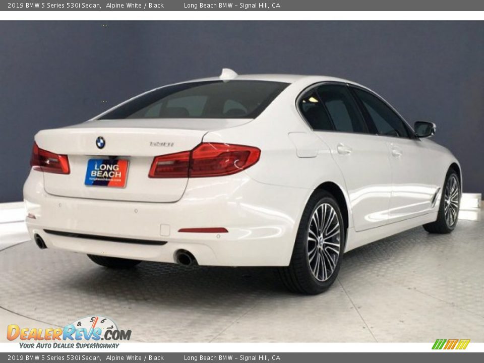 2019 BMW 5 Series 530i Sedan Alpine White / Black Photo #30