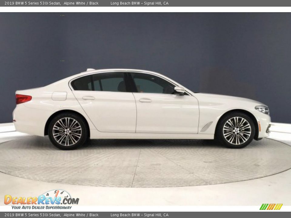2019 BMW 5 Series 530i Sedan Alpine White / Black Photo #31
