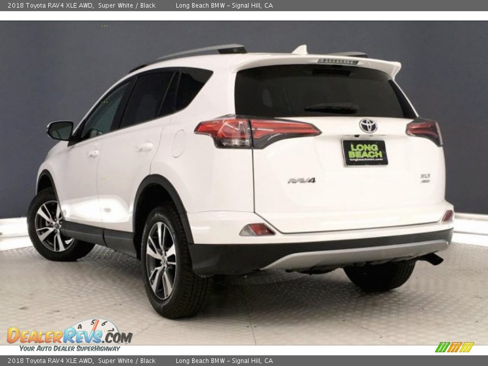 2018 Toyota RAV4 XLE AWD Super White / Black Photo #10