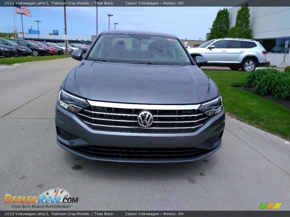 2019 Volkswagen Jetta S Platinum Gray Metallic / Titan Black Photo #2