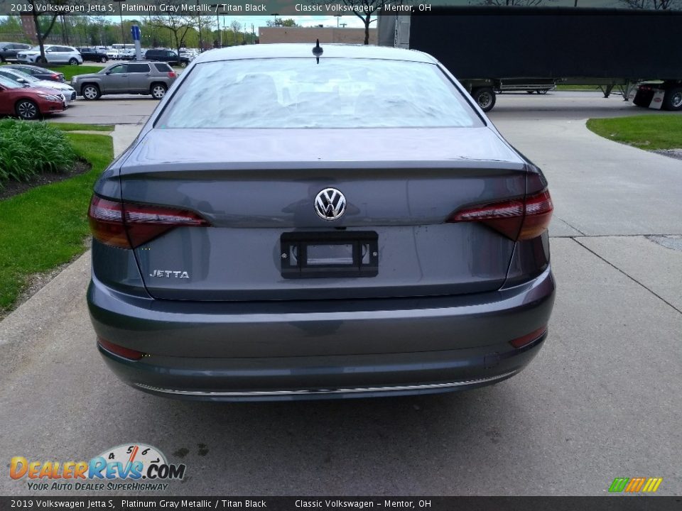 2019 Volkswagen Jetta S Platinum Gray Metallic / Titan Black Photo #5