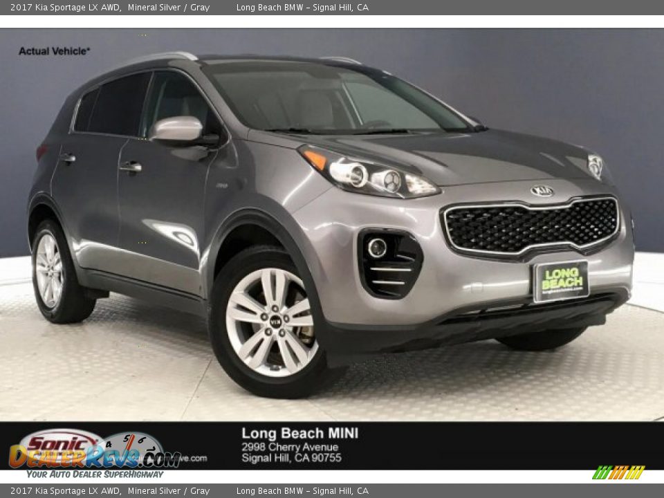 2017 Kia Sportage LX AWD Mineral Silver / Gray Photo #1
