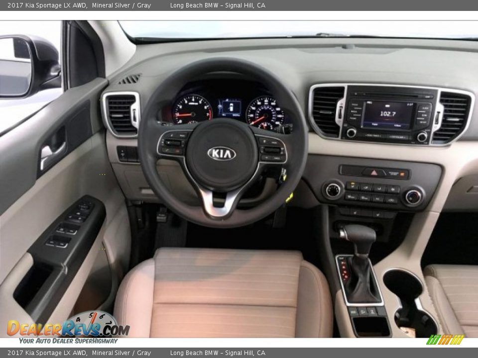 2017 Kia Sportage LX AWD Mineral Silver / Gray Photo #4