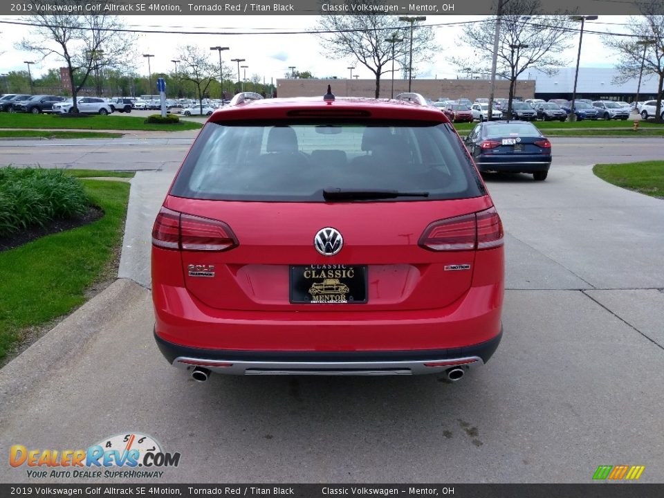 2019 Volkswagen Golf Alltrack SE 4Motion Tornado Red / Titan Black Photo #4