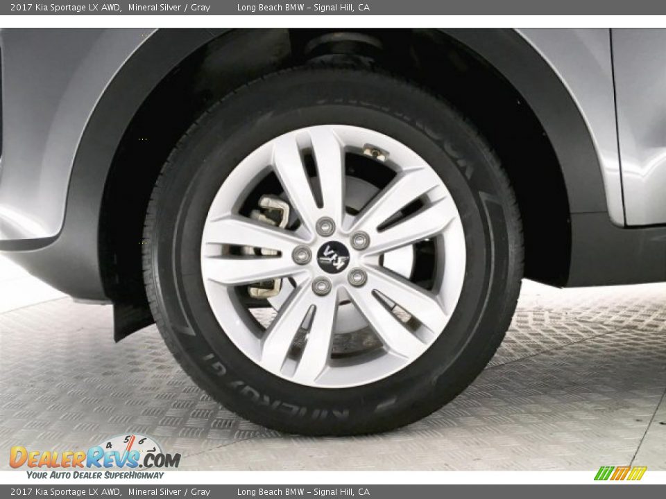 2017 Kia Sportage LX AWD Mineral Silver / Gray Photo #8
