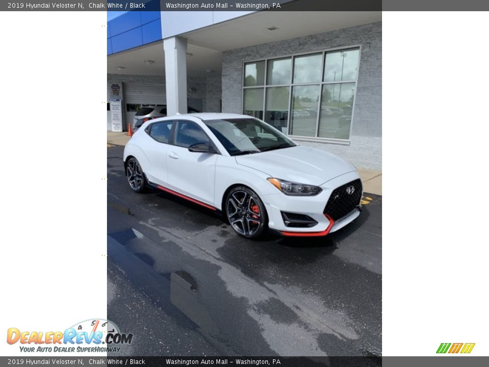 2019 Hyundai Veloster N Chalk White / Black Photo #2