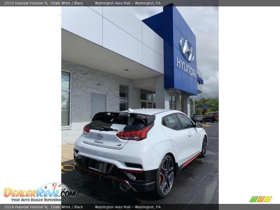 2019 Hyundai Veloster N Chalk White / Black Photo #4