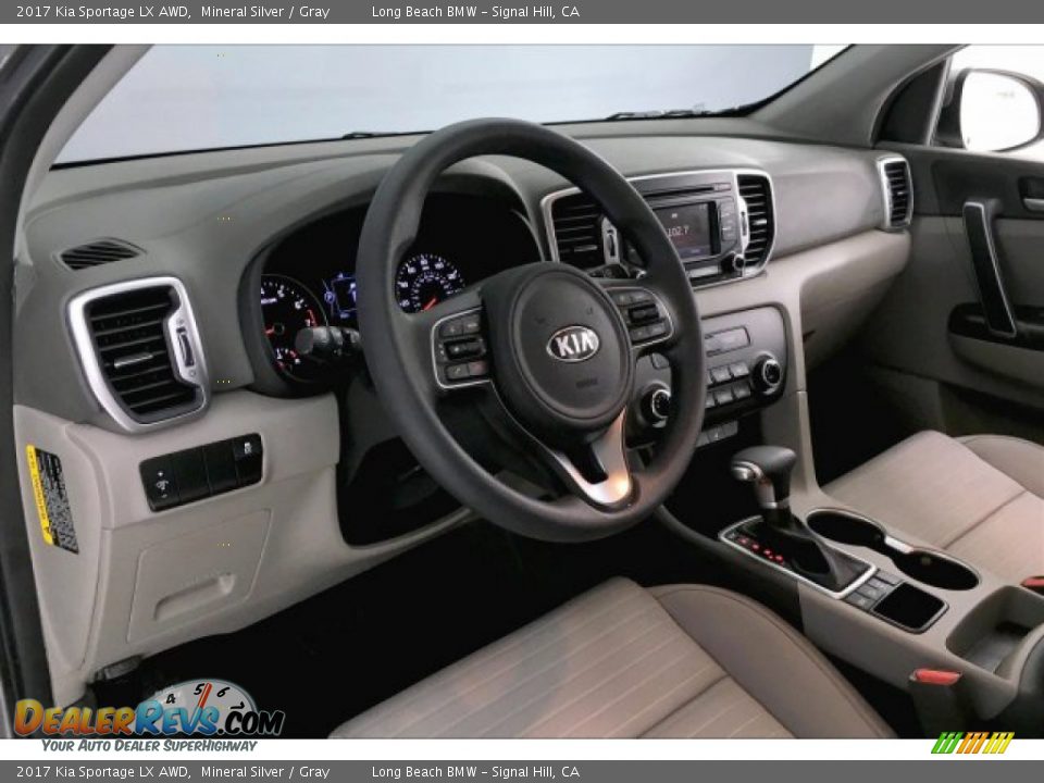 2017 Kia Sportage LX AWD Mineral Silver / Gray Photo #17