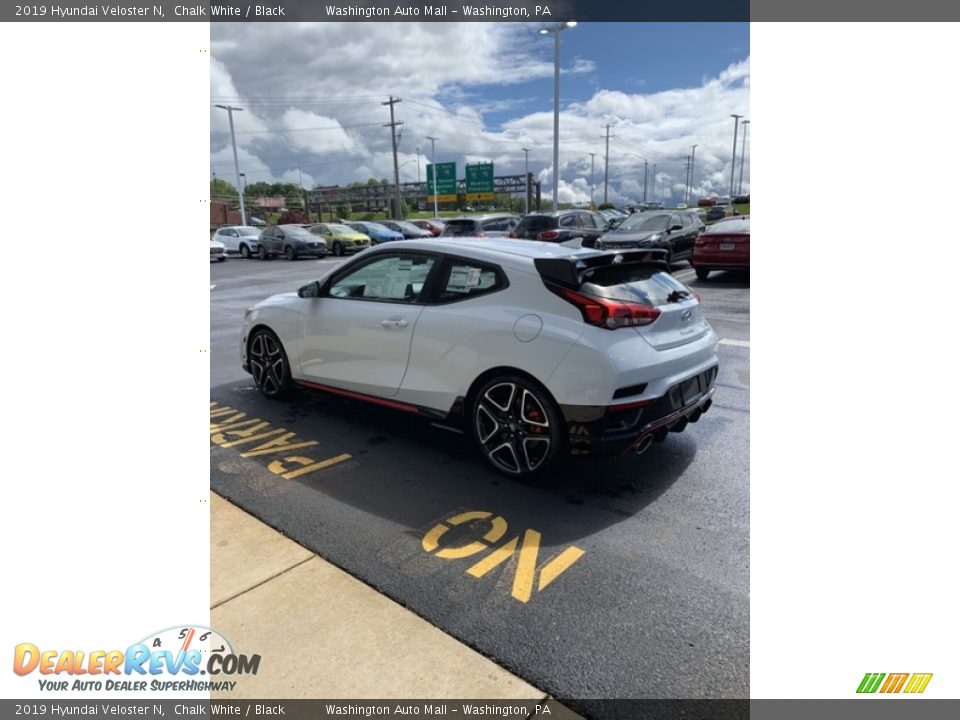 2019 Hyundai Veloster N Chalk White / Black Photo #6