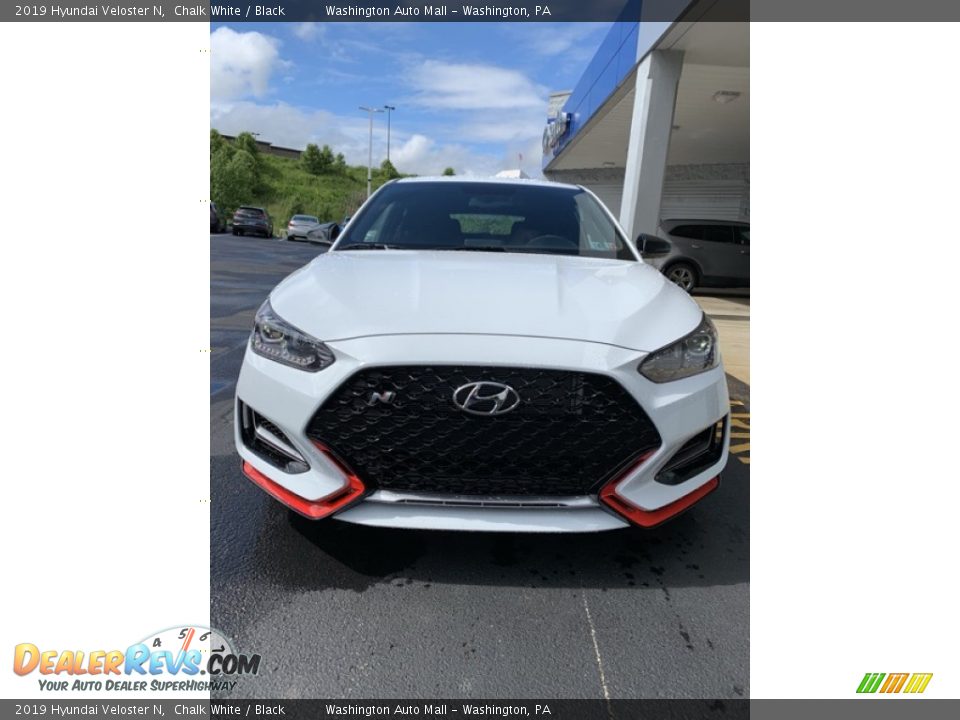 2019 Hyundai Veloster N Chalk White / Black Photo #8
