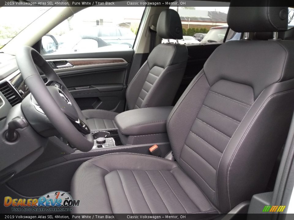 2019 Volkswagen Atlas SEL 4Motion Pure White / Titan Black Photo #3