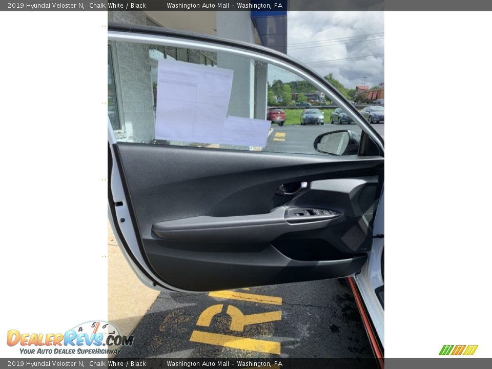 2019 Hyundai Veloster N Chalk White / Black Photo #10