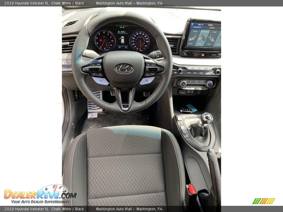 2019 Hyundai Veloster N Chalk White / Black Photo #13