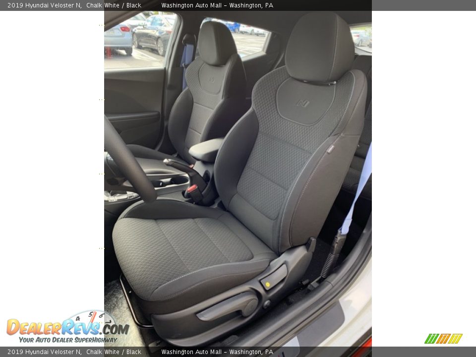 2019 Hyundai Veloster N Chalk White / Black Photo #14