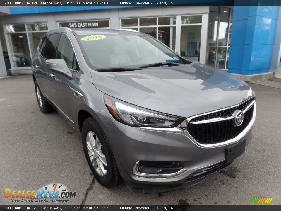 2018 Buick Enclave Essence AWD Satin Steel Metallic / Shale Photo #1