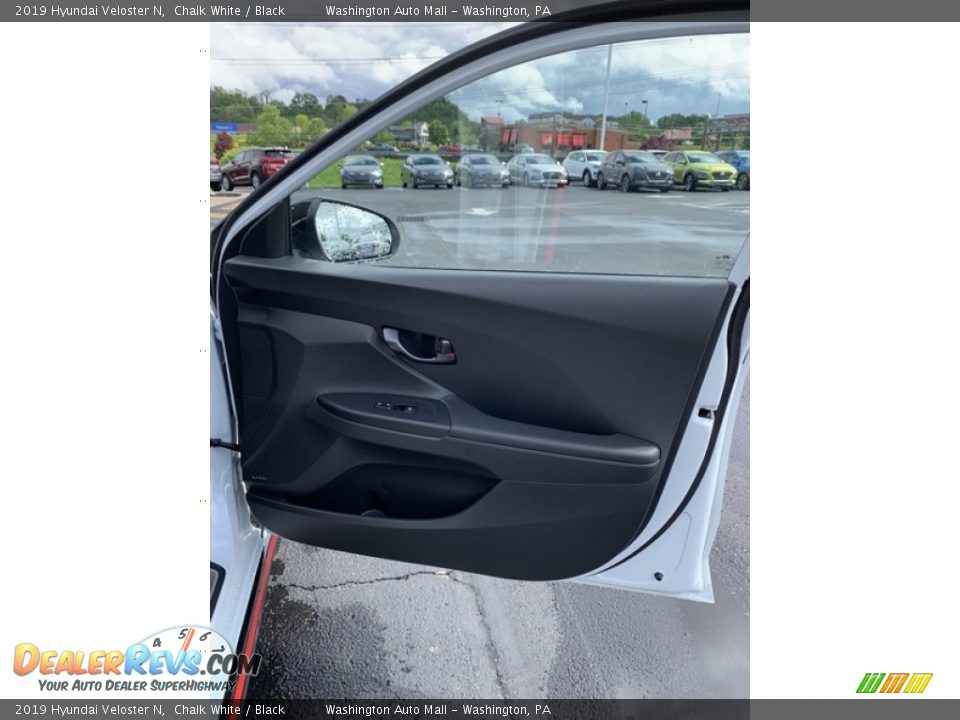 2019 Hyundai Veloster N Chalk White / Black Photo #23