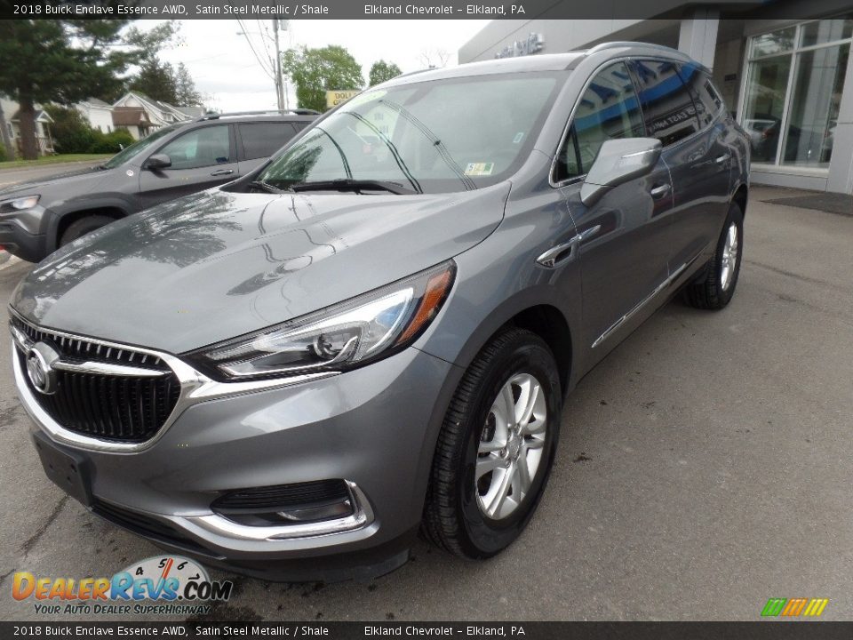 2018 Buick Enclave Essence AWD Satin Steel Metallic / Shale Photo #3