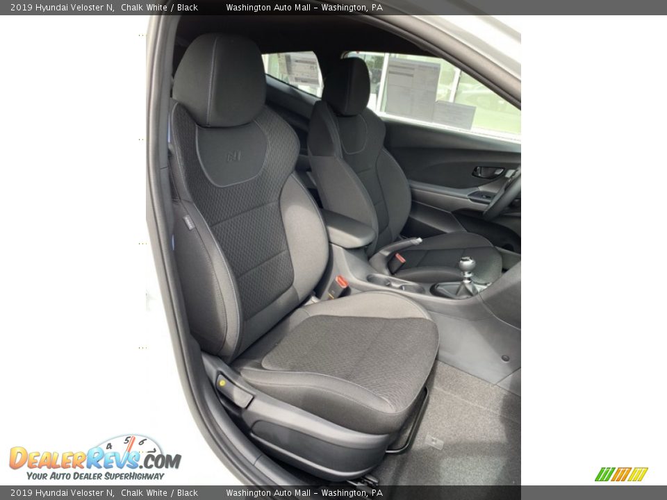 2019 Hyundai Veloster N Chalk White / Black Photo #24